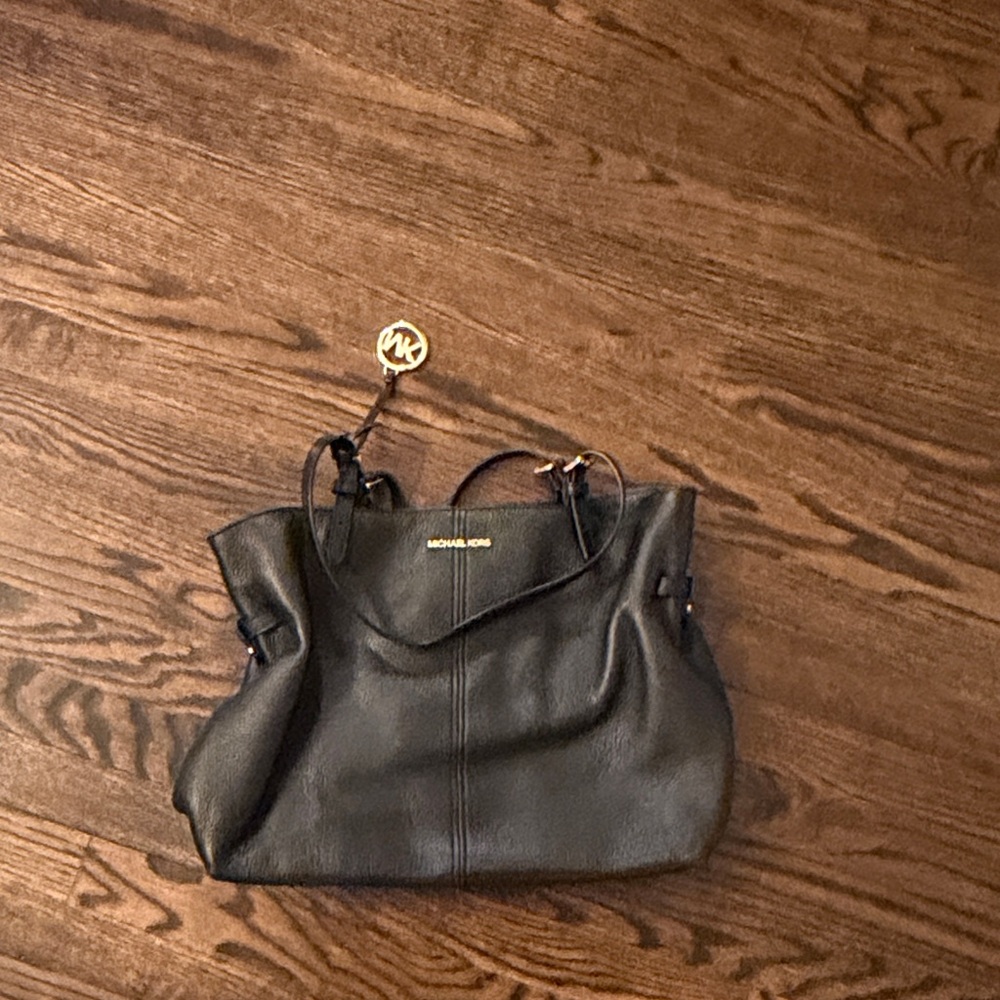 Michael Kors Black Leather Tote